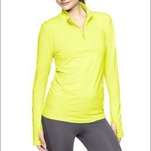 Gap Fit Quarter Zip Running Pullover Top || Size L